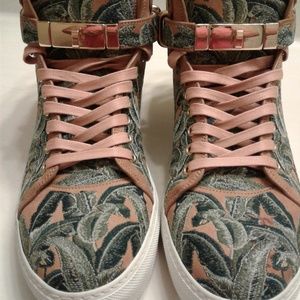 BUSCEMI 100MM PALM - GREEN High-Top Sneakers